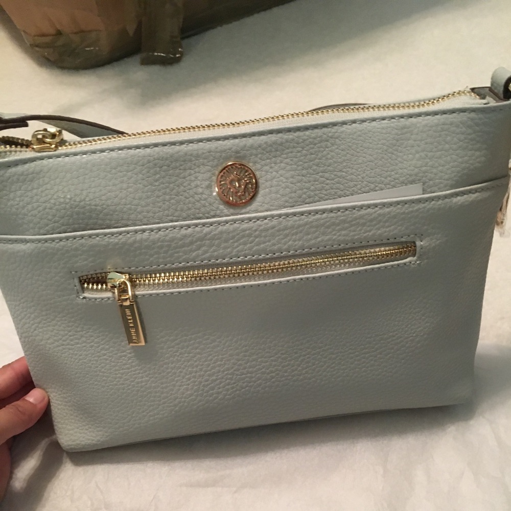 NWT Anne Klein Vanity 2 II Crossbody Bag Sage